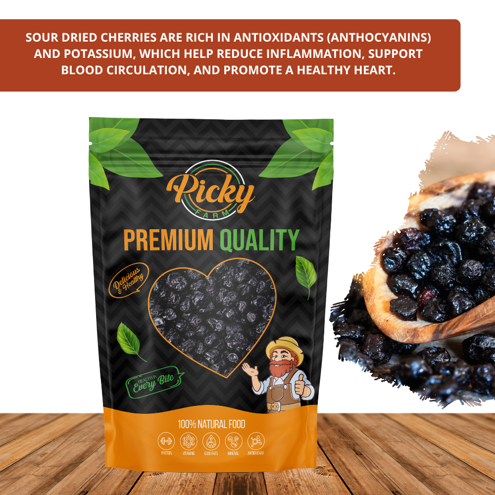 Dried Sour Cherry | Tart & Juicy Premium Cherries | 150g / 200g / 500g