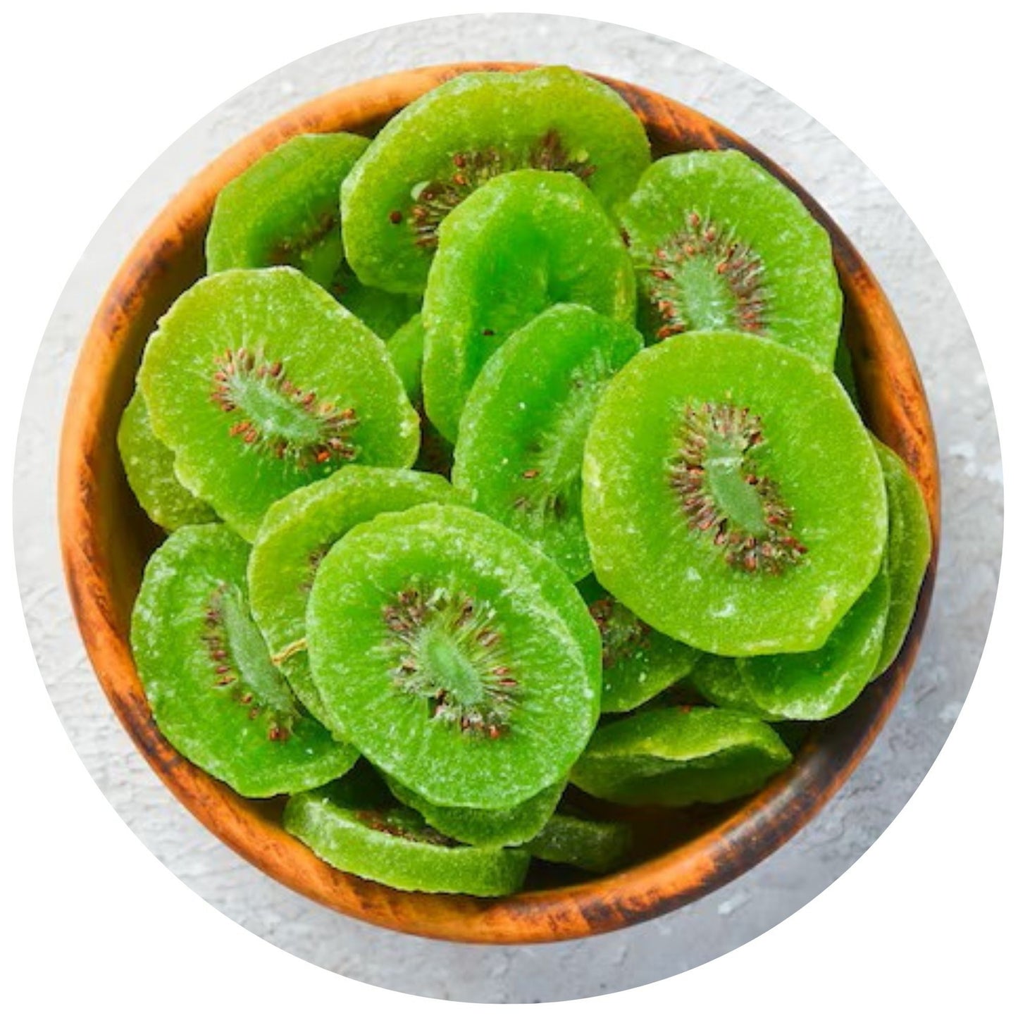 Dried Green Kiwi | Premium Sweet–Tart Kiwi Slices | Sweet–Tart Kiwi Slices |150g / 200g / 500g