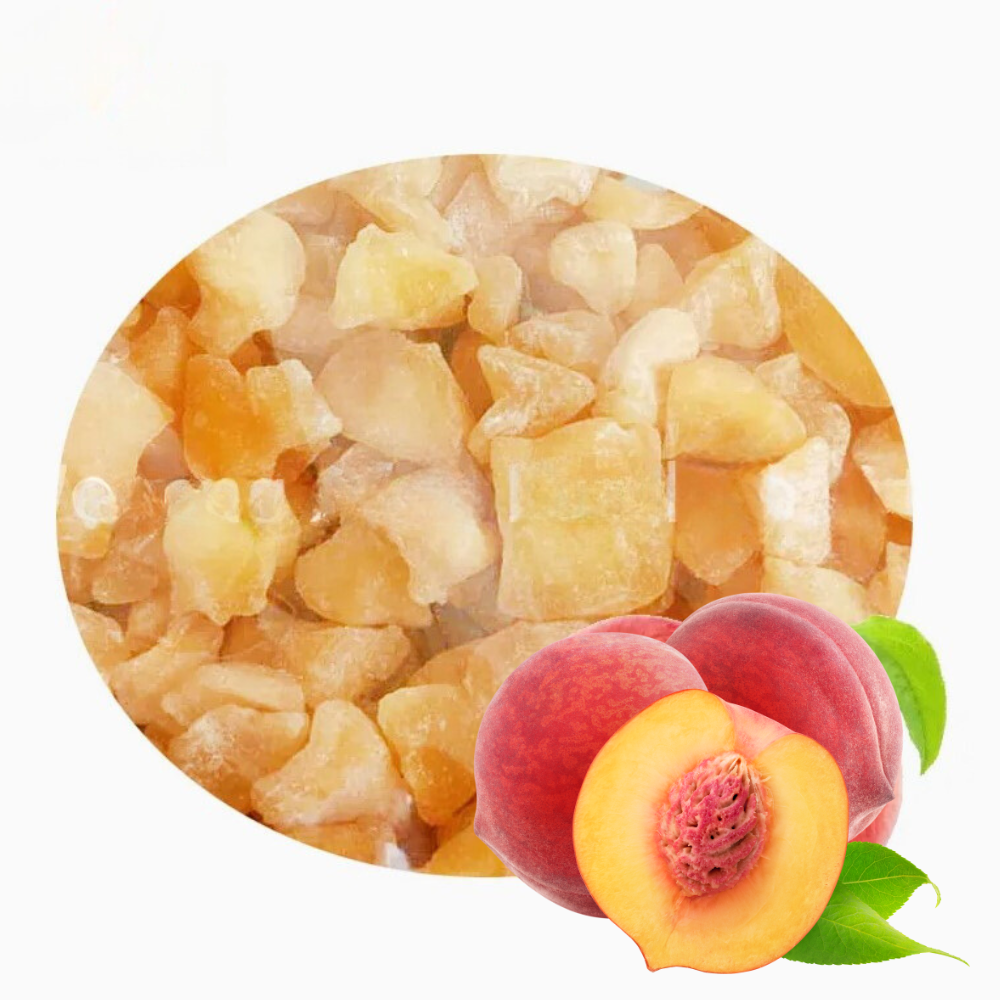 Diced Dried Peaches - Ready-to-Eat, Perfect for Snack, Cereal, Desserts, and Yogurt Toppings | 150g - 500g