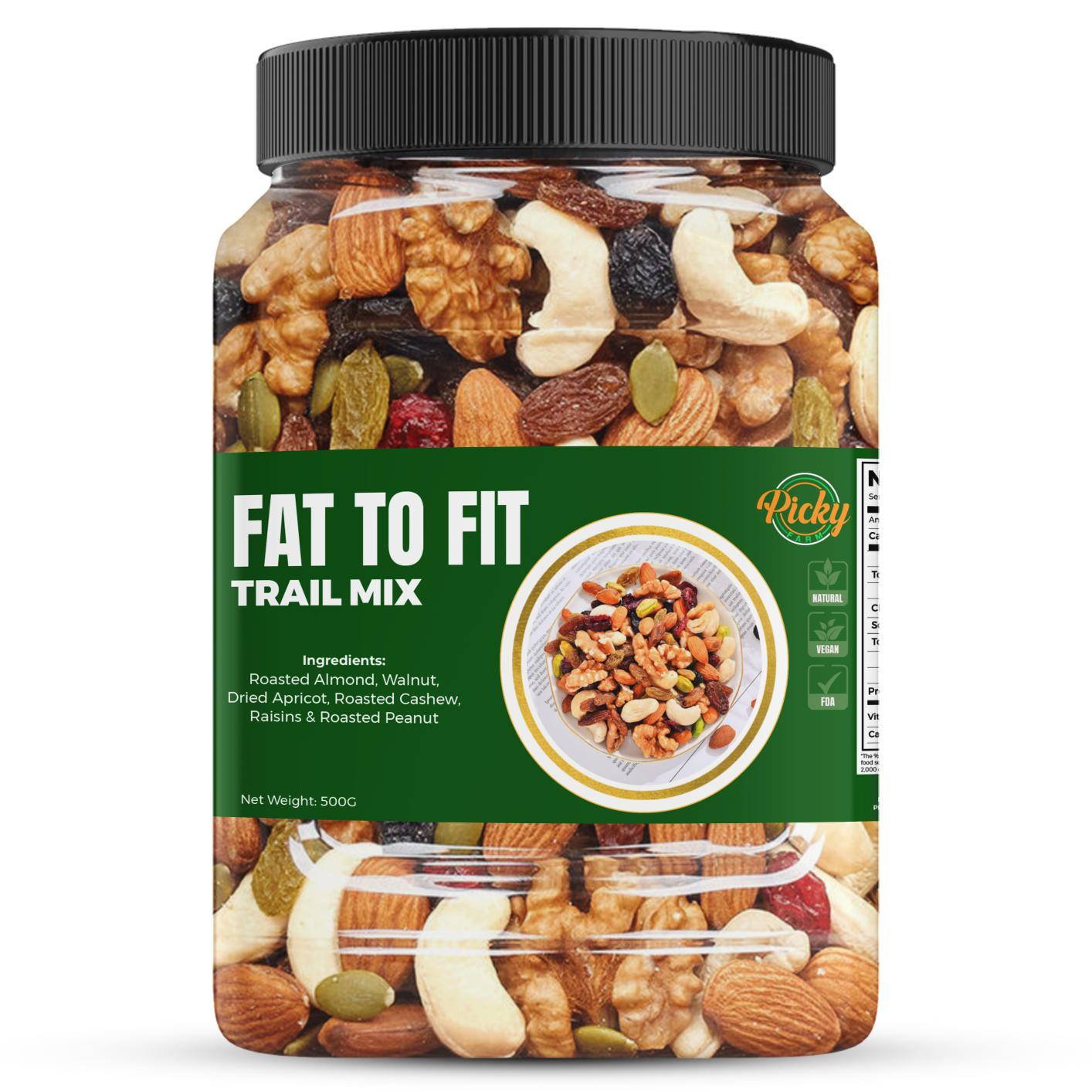 Fat to Fit Trail Mix Nuts