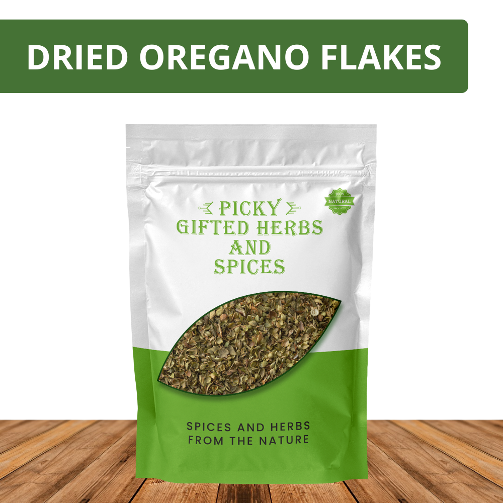 Dried Oregano Flakes 50g | Premium Aromatic Herb | Perfect for Pizza, Pasta, Sauces & Mediterranean Cooking