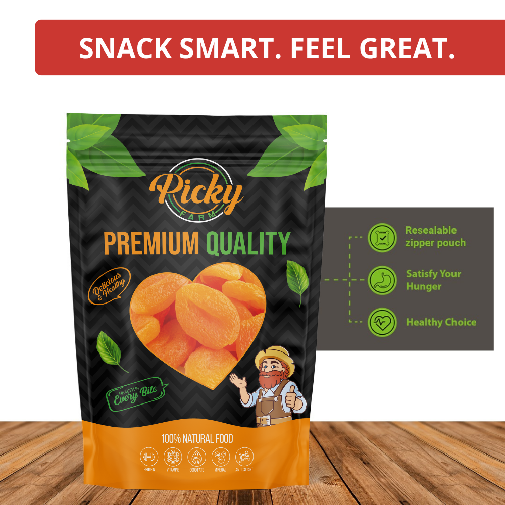 Dried Turkish Apricot | Premium Soft & Sweet Apricots 150g / 200g / 500g