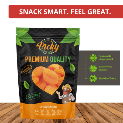 Dried Turkish Apricot | Premium Soft & Sweet Apricots 150g / 200g / 500g
