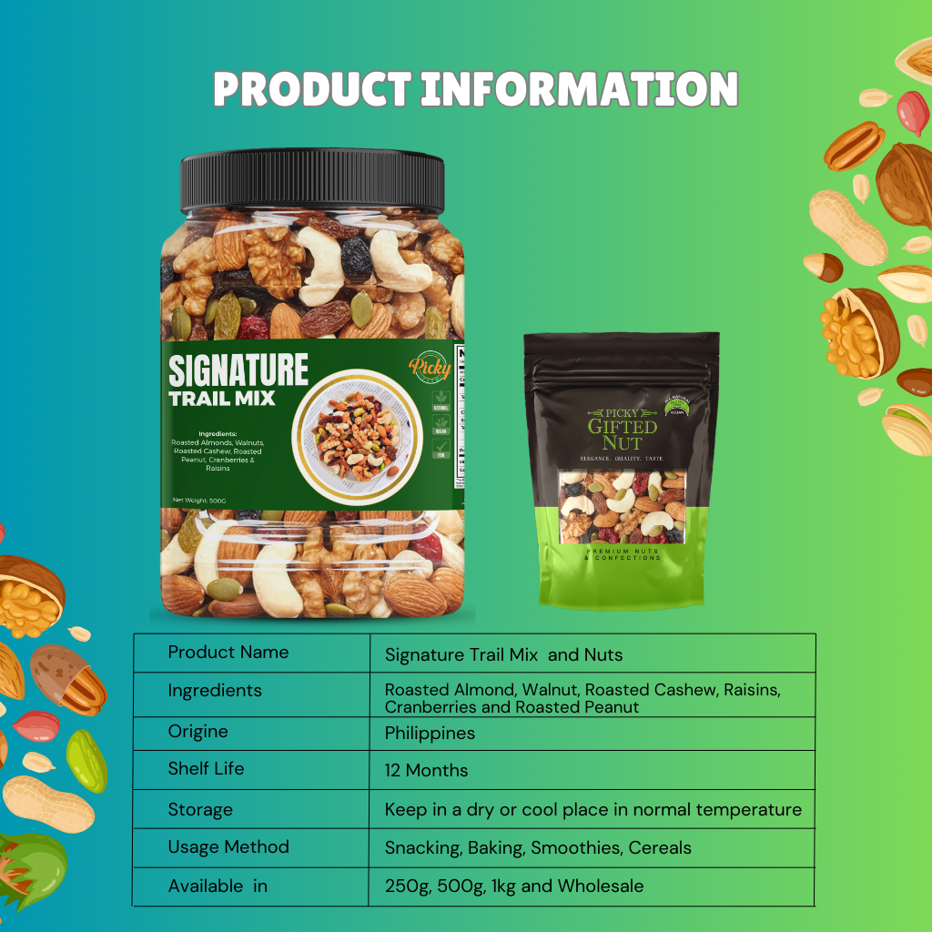 Signature Trail Mix Dried Fruits and Nuts | 250g - 1kg