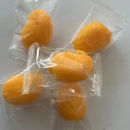 Mango Shape Candies – Sweet & Chewy Mango Flavor Candy Perfect for Snacks, Parties & Kids 250g / 500g