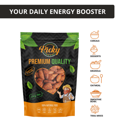 BBQ Flavored Almond | Smoky Roasted Almond Snack | 150g / 200g / 500g