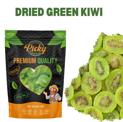 Dried Green Kiwi | Premium Sweet–Tart Kiwi Slices | Sweet–Tart Kiwi Slices |150g / 200g / 500g