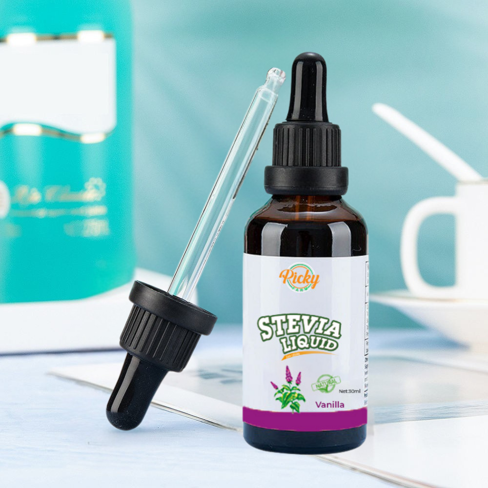 Stevia Sweetener, Vanilla Flavored Stevia Drops, 30ml | Natural Liquid Sweetener with Zero Calories