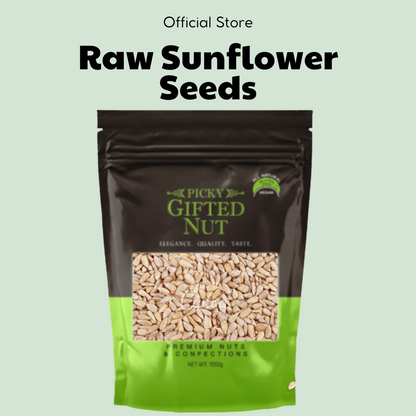 Raw Sunflower Seed Kernels | Premium Quality, Unsalted | For Snacking, Baking, Oatmeal & Smoothies | 250g - 1kg