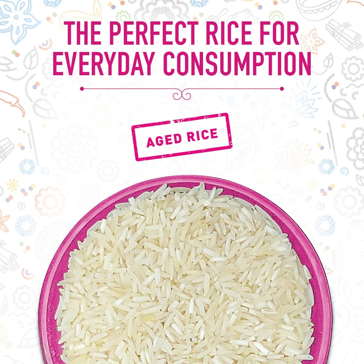 Basmati Rice | Premium Long-Grain Aromatic Rice | Light, Fluffy & Naturally Fragrant  250g / 500g / 1kg