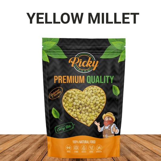 Pure Yellow Millet | Nutritious Whole Grain Rich in Fiber & Protein | Gluten-Free, Vegan 250g / 500g / 1kg