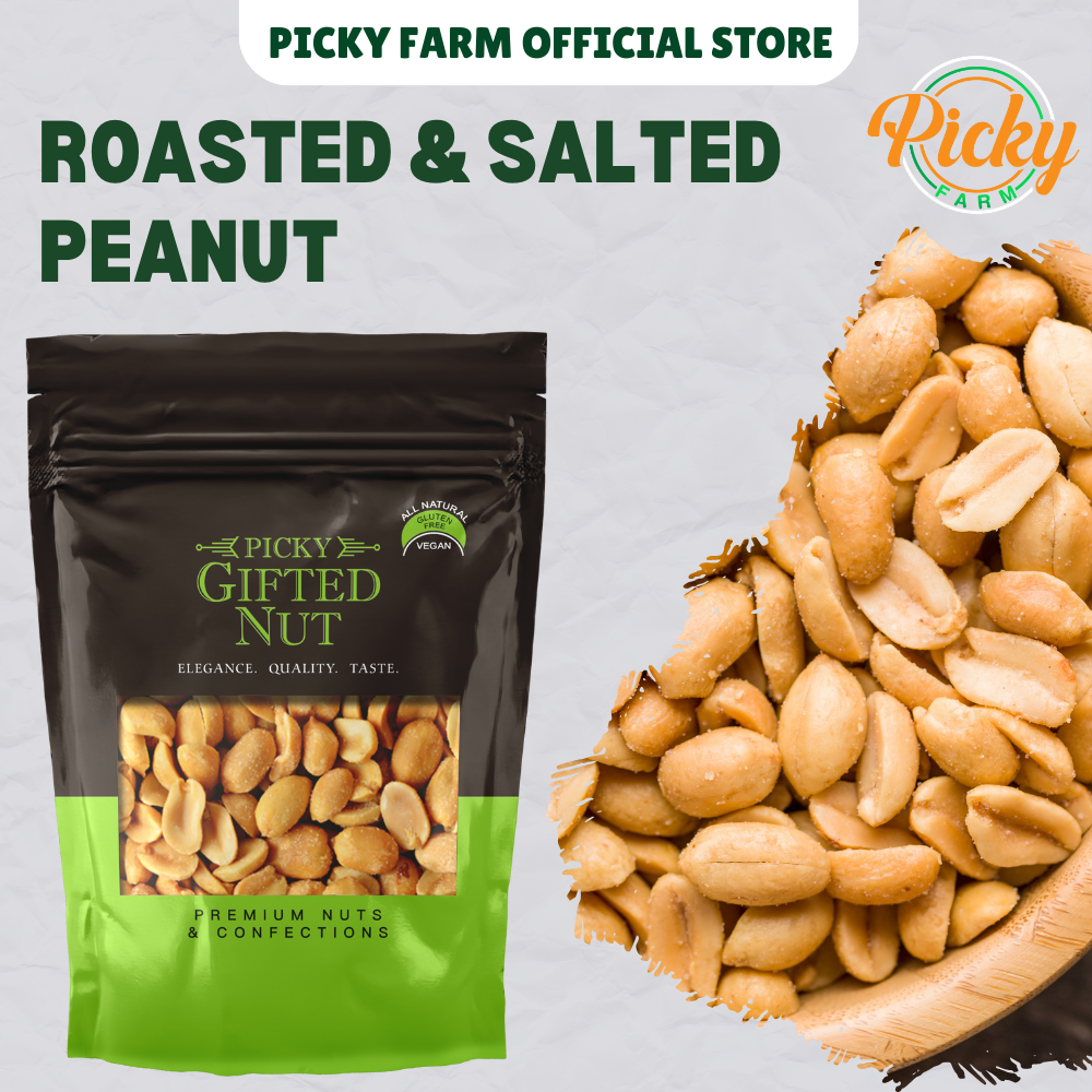Roasted and Salted Peanuts | Premium Quality | 150g - 650g