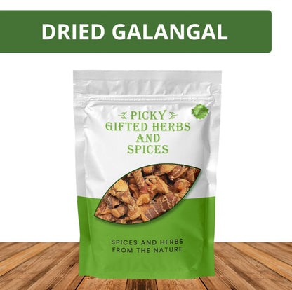 Dried Galangal Root | Premium Aromatic Galangal Root | Perfect for Thai, Asian Cooking & Herbal Tea