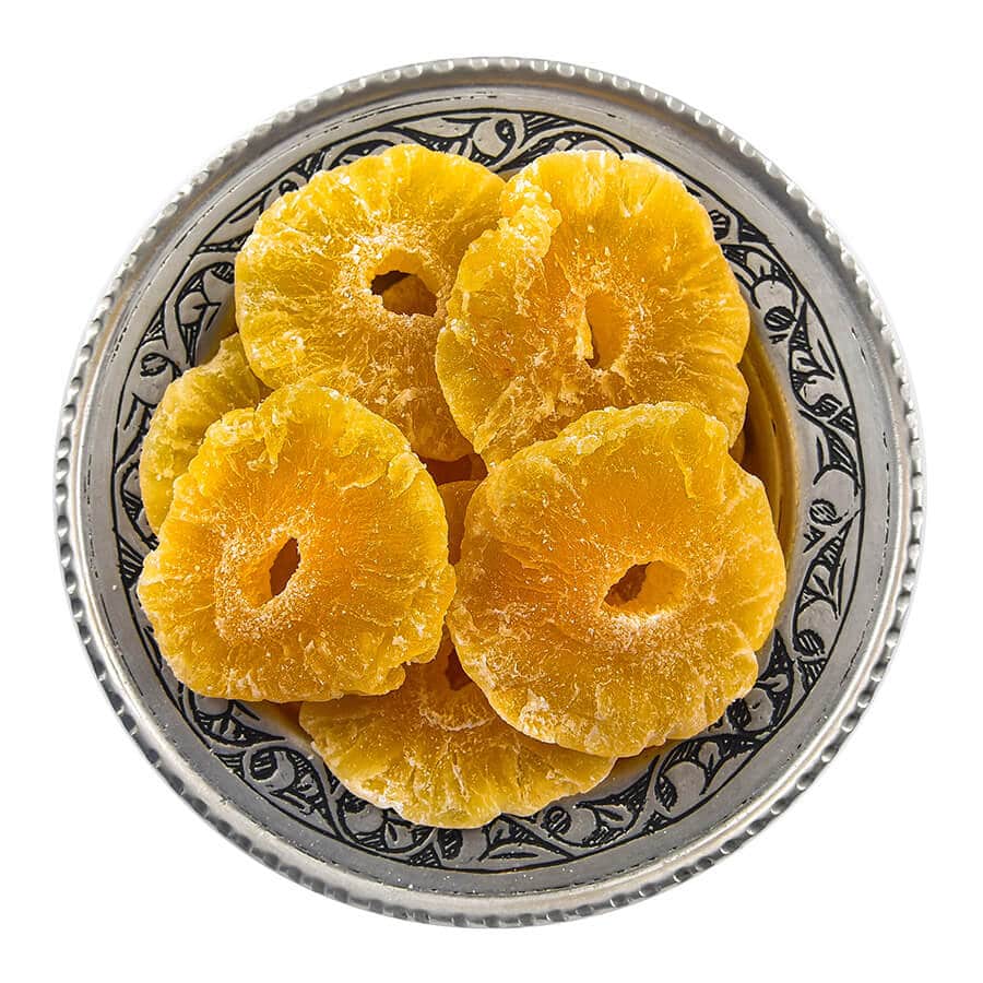 Dried Pineapple | Premium Sweet & Tangy Pineapple Rings/Bites | Healthy Tropical Snack | 150g /  200g / 500g