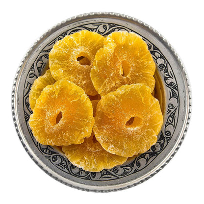 Dried Pineapple | Premium Sweet & Tangy Pineapple Rings/Bites | Healthy Tropical Snack