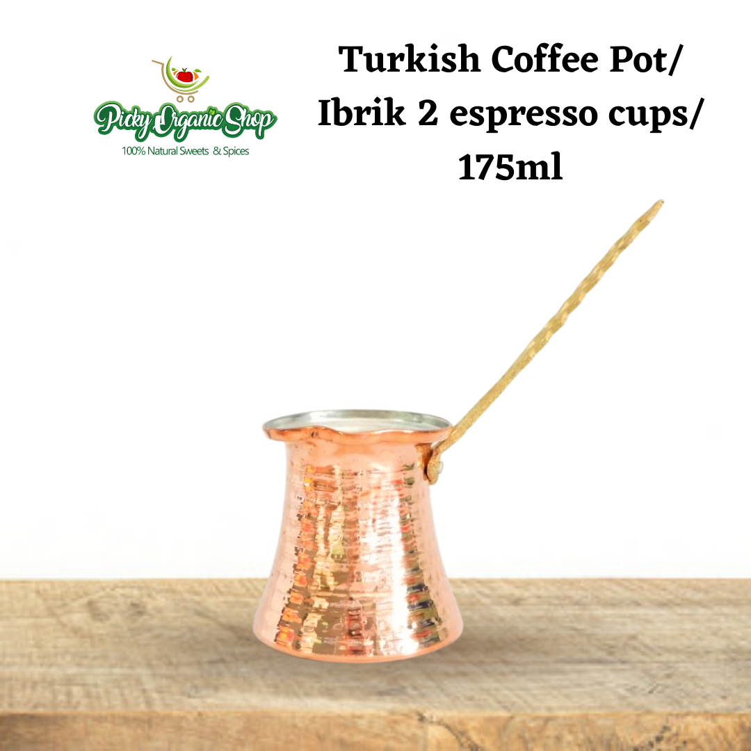 Traditional Turkish Coffee Maker/Pot - Good for 2 espresso cups