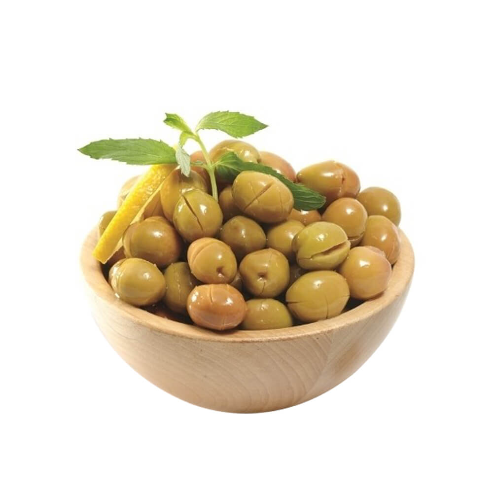 Turkish Green Olives 400g (Marmarabirlik In Glass Jar)