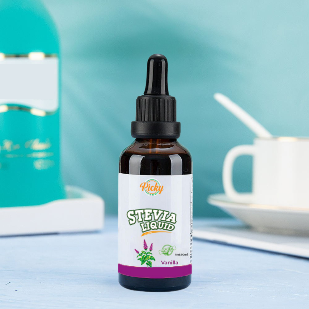 Stevia Sweetener, Vanilla Flavored Stevia Drops, 30ml | Natural Liquid Sweetener with Zero Calories