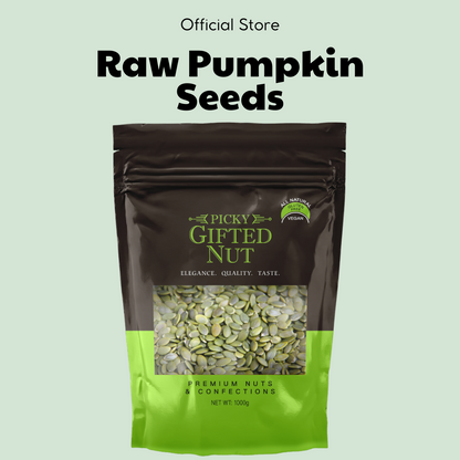 Raw Pumpkin Seeds | Premium Quality, Unsalted | Superfood for Snacking, Baking & Smoothies | 250g - 1kg