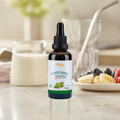 Monk Fruit Sweetener Drops, 30ml | 100% Natural Liquid Sweetener with Zero Calories