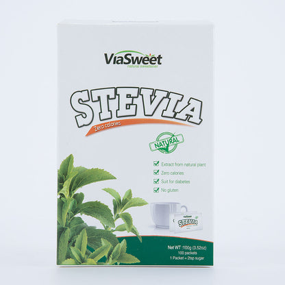 Stevia Natural Sweetener - 100 Sachets Box