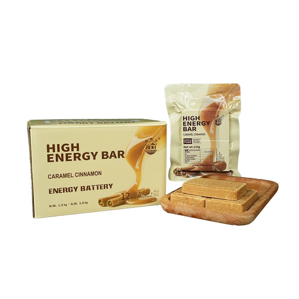 High Energy Bar – Caramel Cinnamon Flavor | Ideal for Camping, Survival & Travel