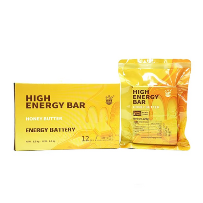 High Energy Bar – Honey Butter Flavor | Ideal for Camping, Survival & Travel