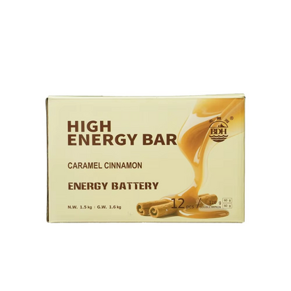 High Energy Bar – Caramel Cinnamon Flavor | Ideal for Camping, Survival & Travel