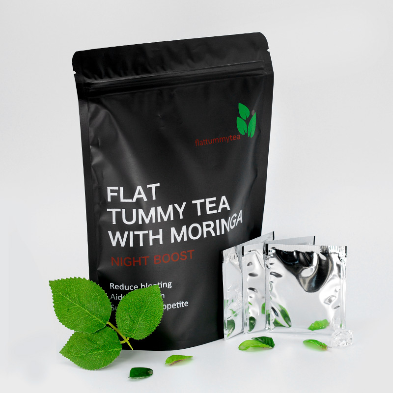 Herbal Tea for Flat Tummy Team with Moringa