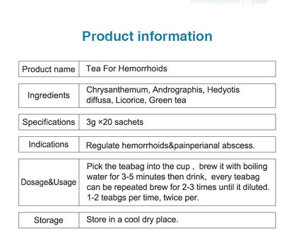 Herbal Tea for Hemorrhoids