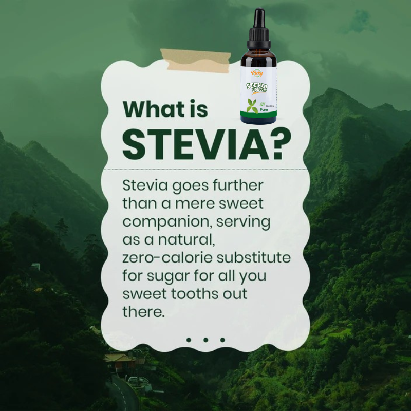 Stevia Sweetener 30ml | 100% Natural Liquid Sweetener with Zero Calories