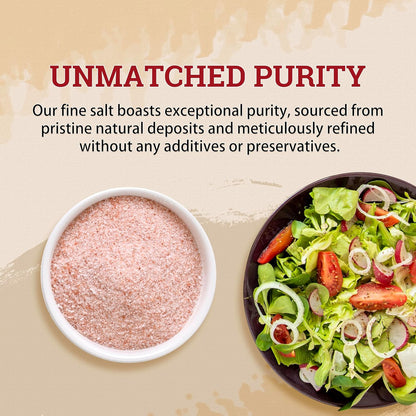 Himalayan Salt Fine 50g | Natural Pink Rock Salt | Mineral-Rich Perfect for Grinders, Cooking & Seasoning