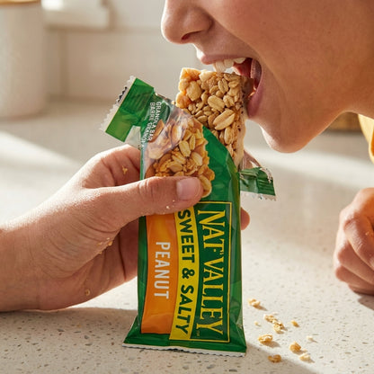 Nature Valley Sweet & Salty Granola Bar 35g – Peanut Flavor | Protein Bar| Crunchy & Chewy Snack