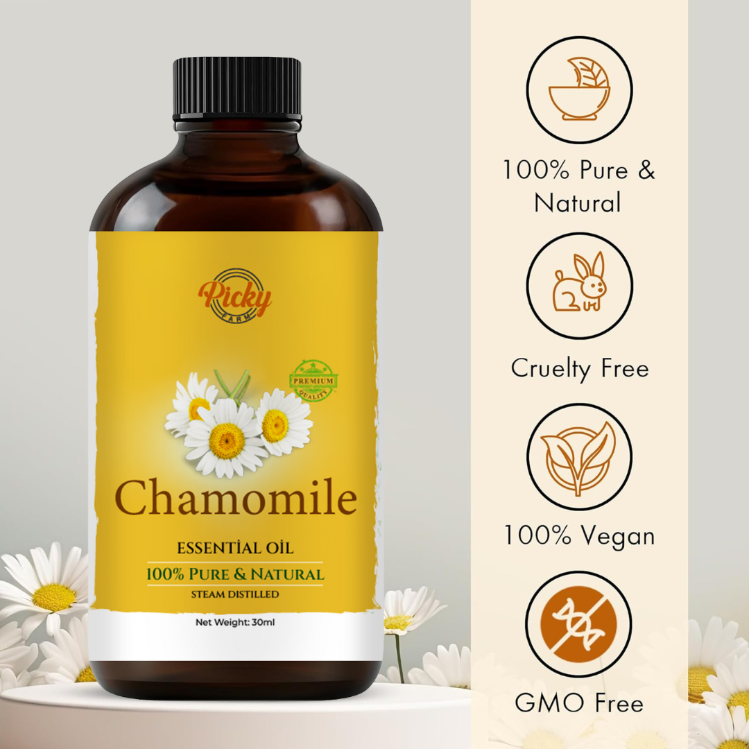 Chamomile Essential Oil | 100% Pure and Natural | Premium Grade Essential Oils | 30ML