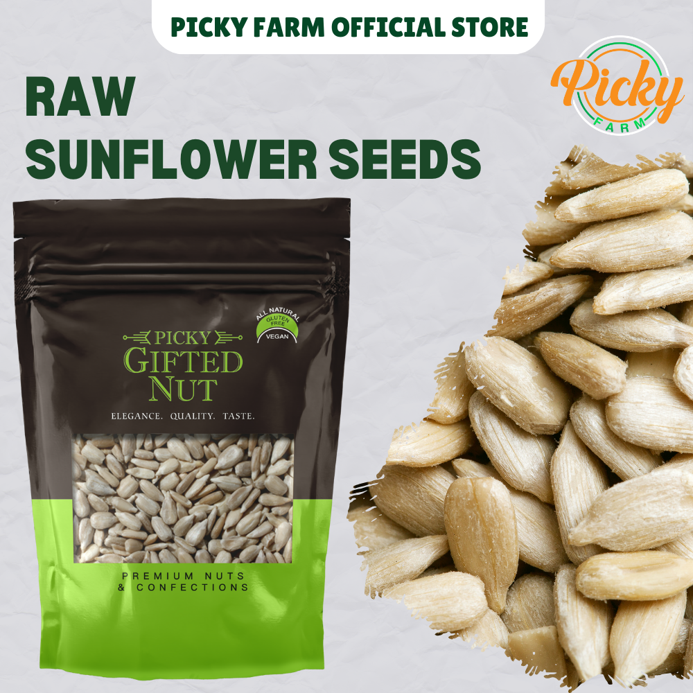 Raw Sunflower Seed Kernels | Premium Quality, Unsalted | For Snacking, Baking, Oatmeal & Smoothies | 250g - 1kg