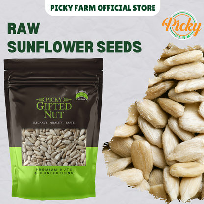 Raw Sunflower Seed Kernels | Premium Quality, Unsalted | For Snacking, Baking, Oatmeal & Smoothies | 250g - 1kg