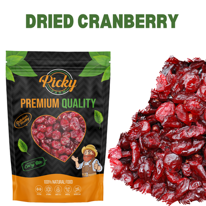 Dried Cranberries | Premium Sweet–Tart Snack