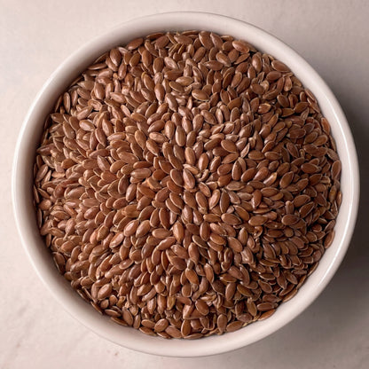 Brown Flax Seeds, 250g to 1kg | Premium Quality, High in Fiber Smoothies, and Protein for Baking