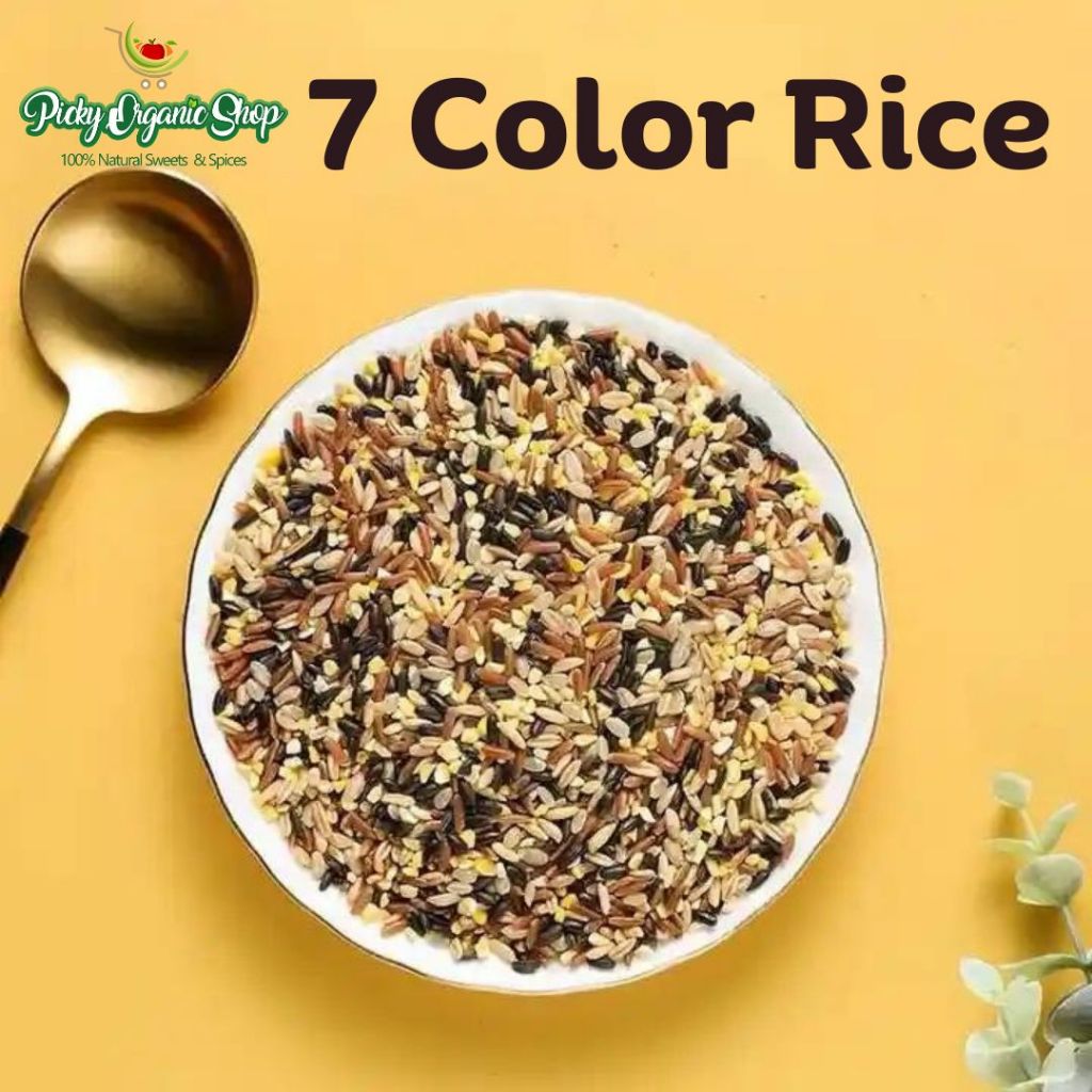 7 Color Rice, 500g to 1kg — Nutritious Multigrain Blend, Rich in Fiber, Protein & Antioxidants