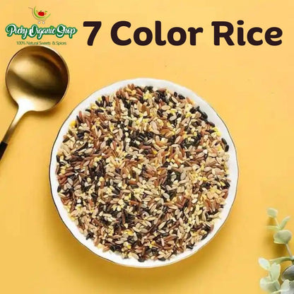 7 Color Rice, 500g to 1kg — Nutritious Multigrain Blend, Rich in Fiber, Protein & Antioxidants