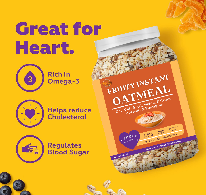 Fruity Instant Oatmeal 500g