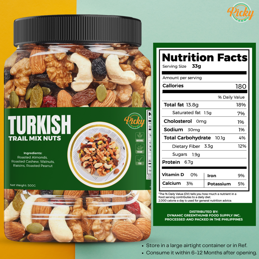 Turkish Trail Mix Nuts