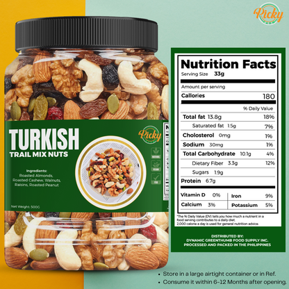 Turkish Trail Mix Nuts