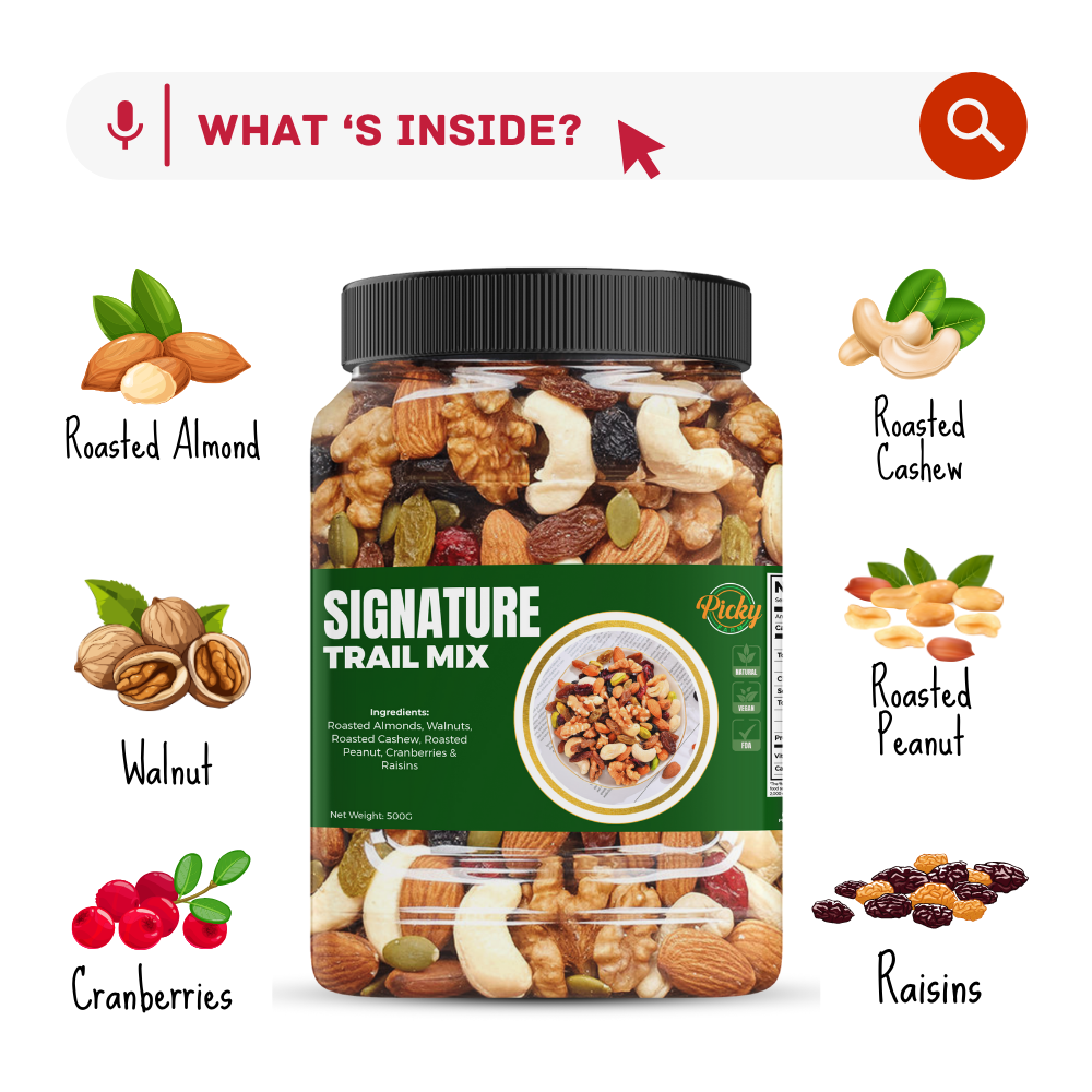 Signature Trail Mix Dried Fruits and Nuts