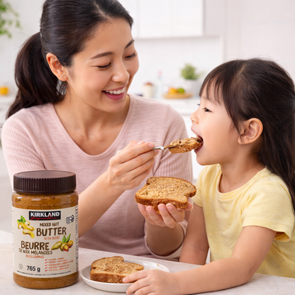 Kirkland Signature Mixed Nut Butter with Seeds 765g – Premium Nut & Seed Spread