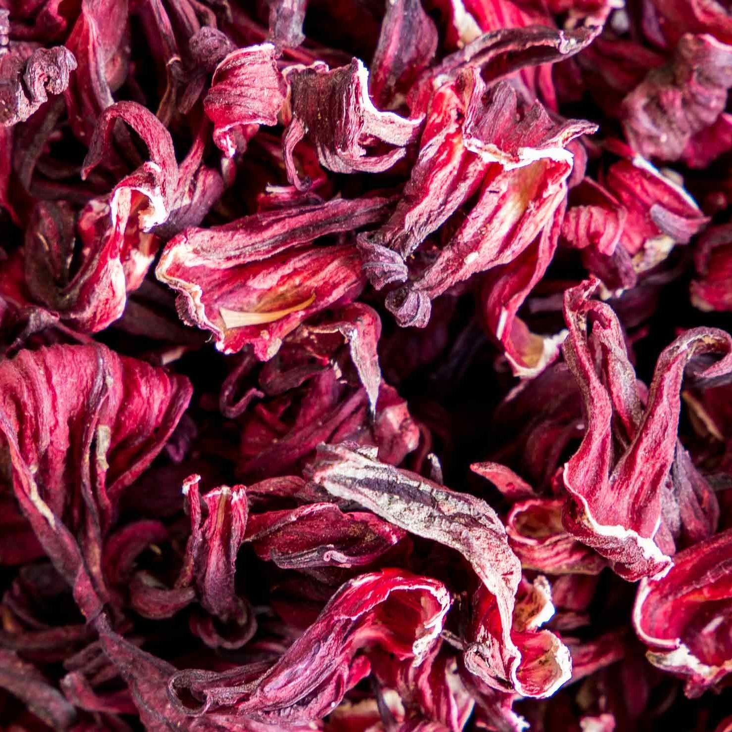 Hibiscus Tea, 50g to 250g — Premium Dried Flowers, Naturally Tart & Refreshing Herbal Tea