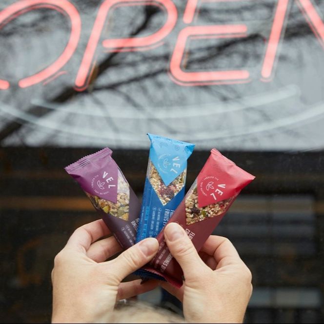 Wellness Bar 40g – Almond & Cranberry | All Natural Snack Bar | Healthy Energy Bar for On-the-Go