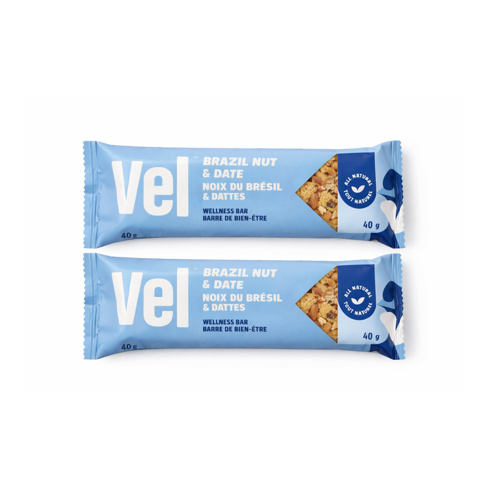 Wellness Bar 40g – Brazil Nut & Date | All Natural Snack Bar | Healthy Energy Bar for On-the-Go
