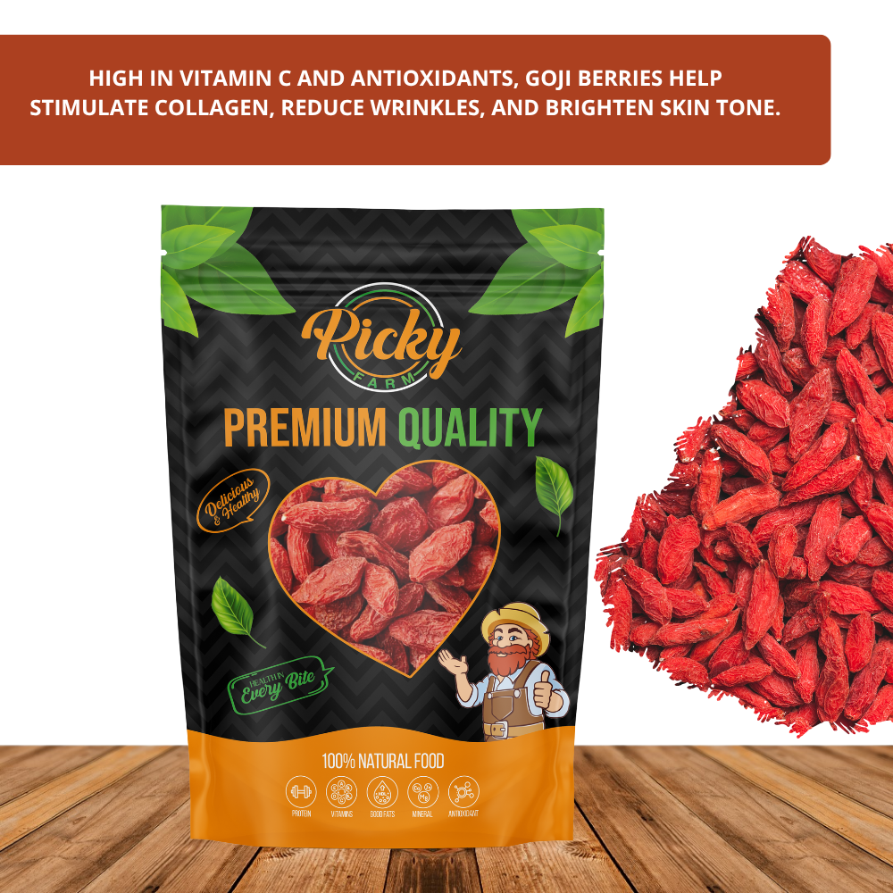 Dried Goji Berry | Premium Red Goji Berries | Superfood for Immunity & Energy | High Antioxidants
