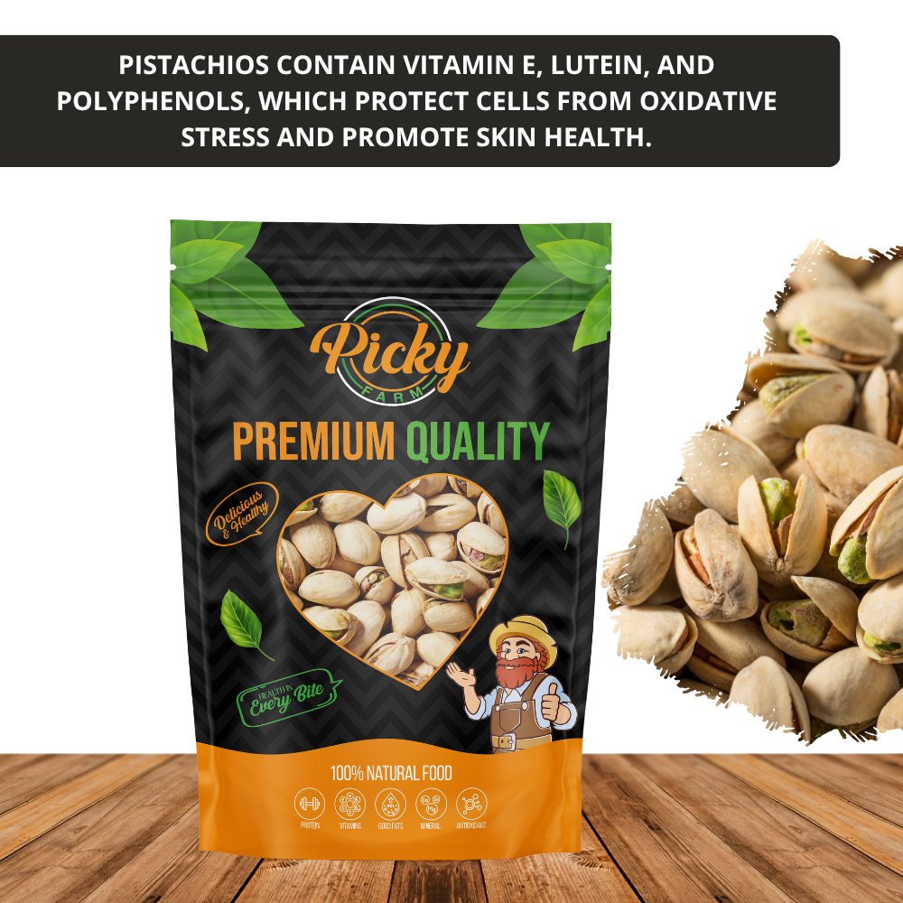 Roasted Pistachio | Premium Crunchy Pistachio Nuts | Lightly Roasted | High Protein | Healthy Snack | 150g / 200g / 500g